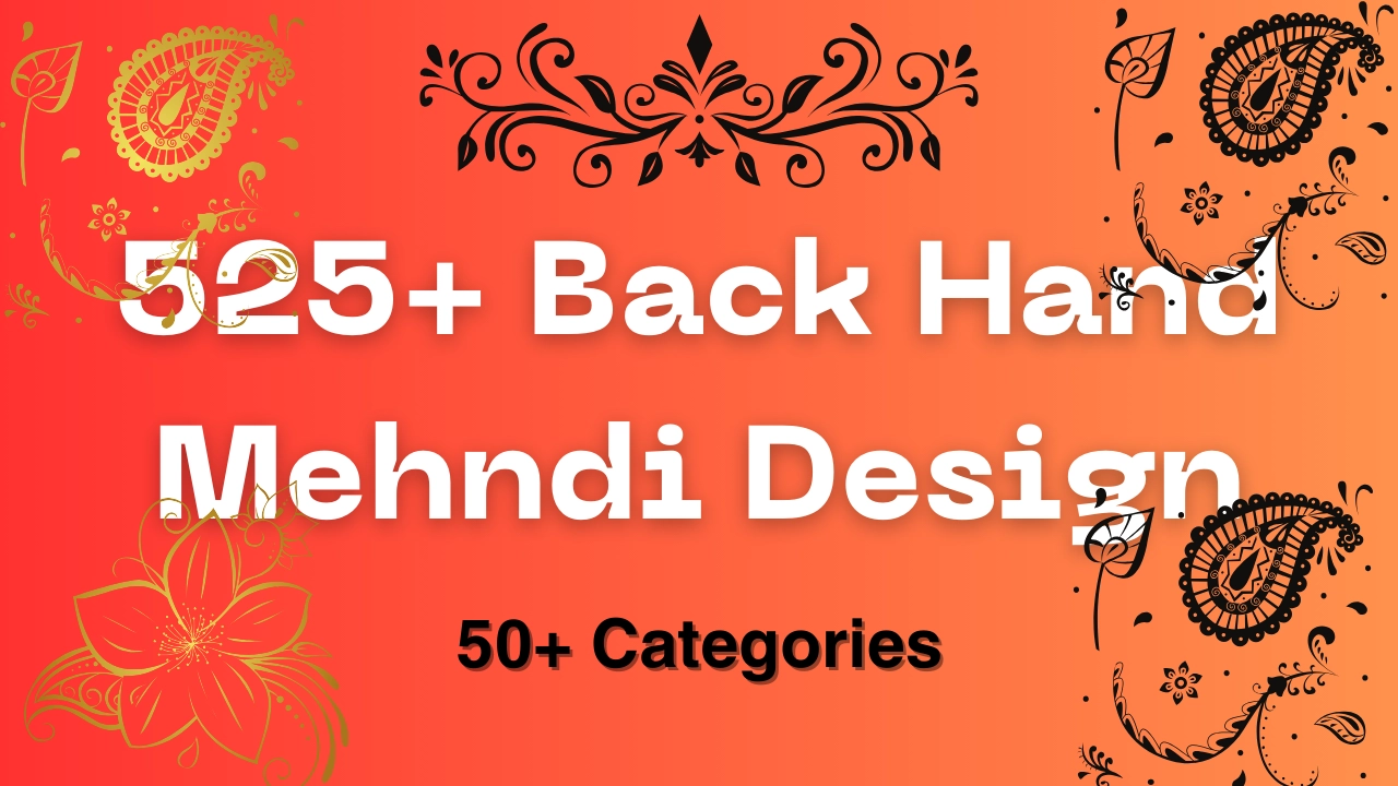 525+ Back Hand Mehndi Design