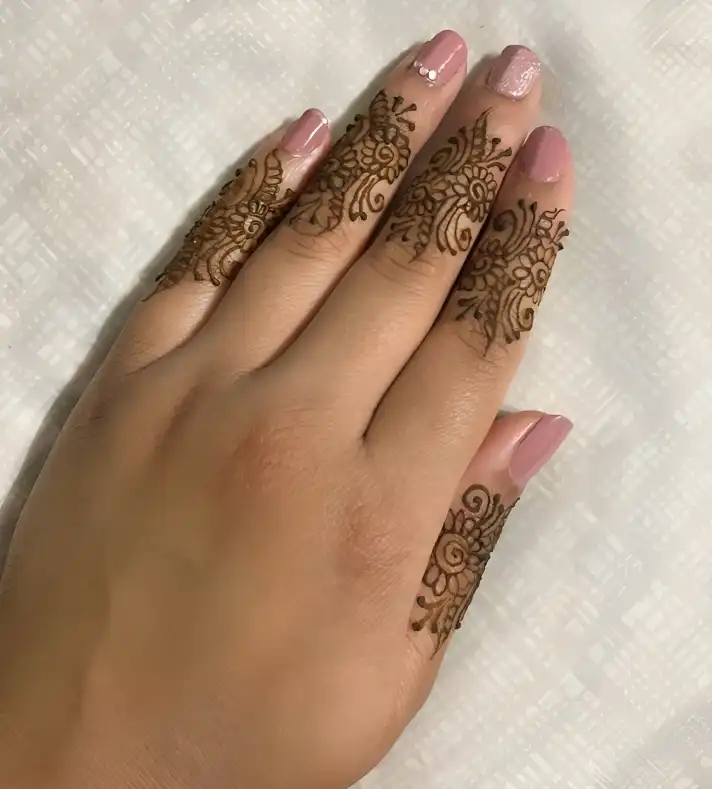 New Finger Mehndi Design