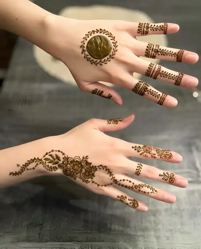 Cute Mehndi Design For Eid